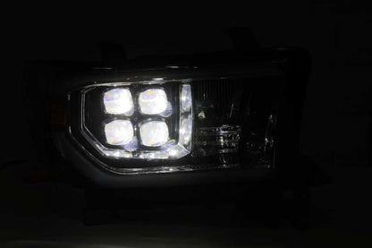 AlphaRex 07-13 Toyota Tundra/08-17 Toyota Sequoia NOVA-Series LED Projector Headlights Black (With Level Adjuster)