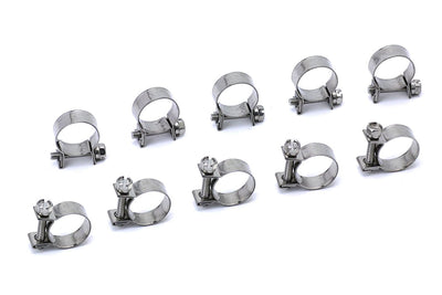 HPS Performance Products HPS Size # 16 Stainless Steel 3/8" Fuel Injection Hose Clamp, Range: 35/64" - 5/8" (14mm - 16mm)