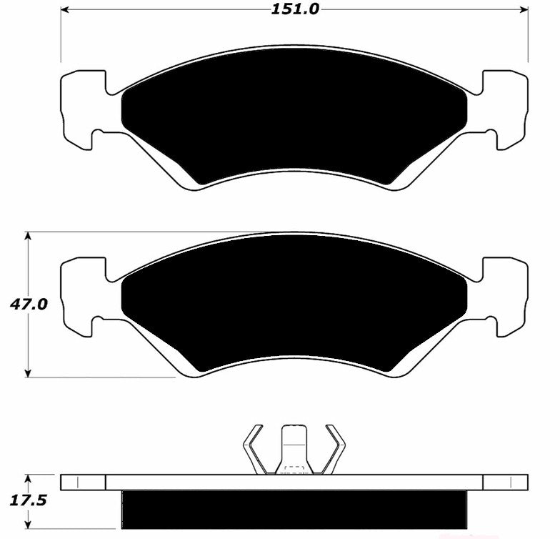 Porterfield Brake Pads for 1985 FERRARI 328 GTS