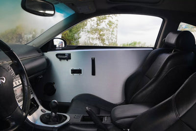 Aluminum Door Cards Panels For 2003-2007 G35 Coupe Lightweight Racecar US