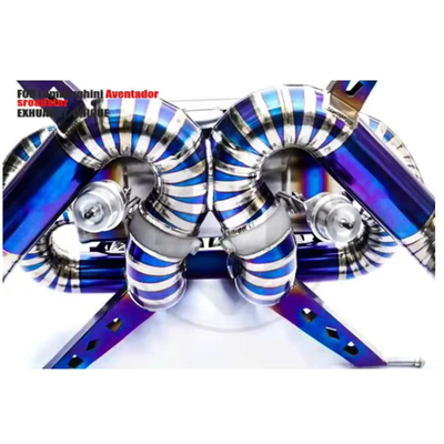 Titanium Performance Catback Exhaust System for Lamborghini Aventador S Roadster 6.5L V12