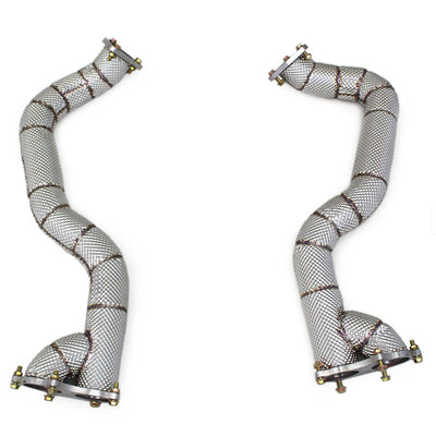 High Flow Exhaust Downpipe for Porsche Cayman 718 GT4 RS 4.0L 2022-2025 Catless