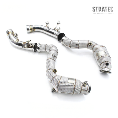 Custom 300 Cell Catted Downpipe Header System for Mercedes‑Benz E63 E63S AMG GT C 4.0TT