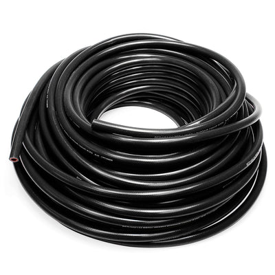 HPS High Temp 7/8" ID (22mm) Reinforced Silicone Heater Hose Black - 50F