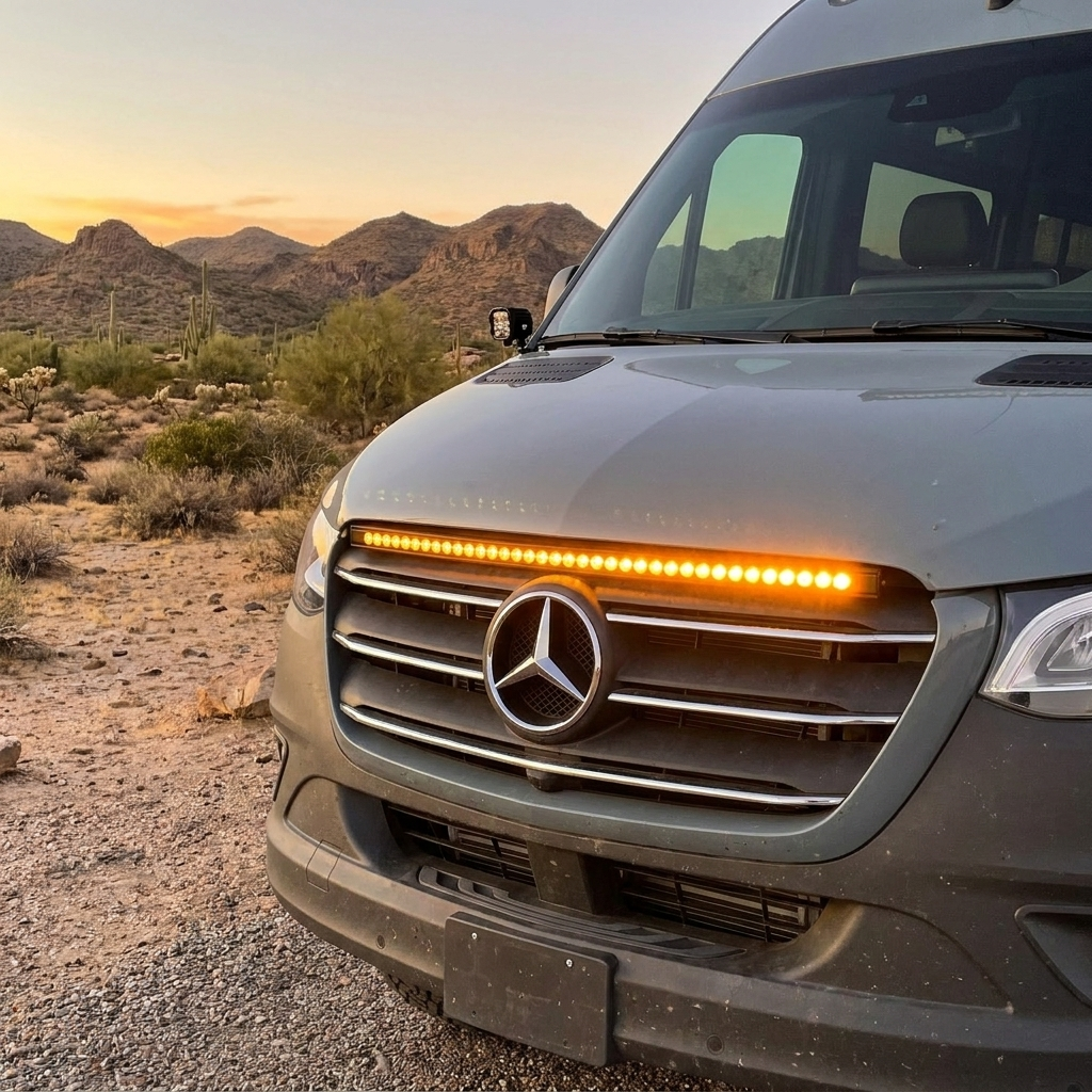 2019+ Mercedes Benz Sprinter 40in Light Bar - SLIM