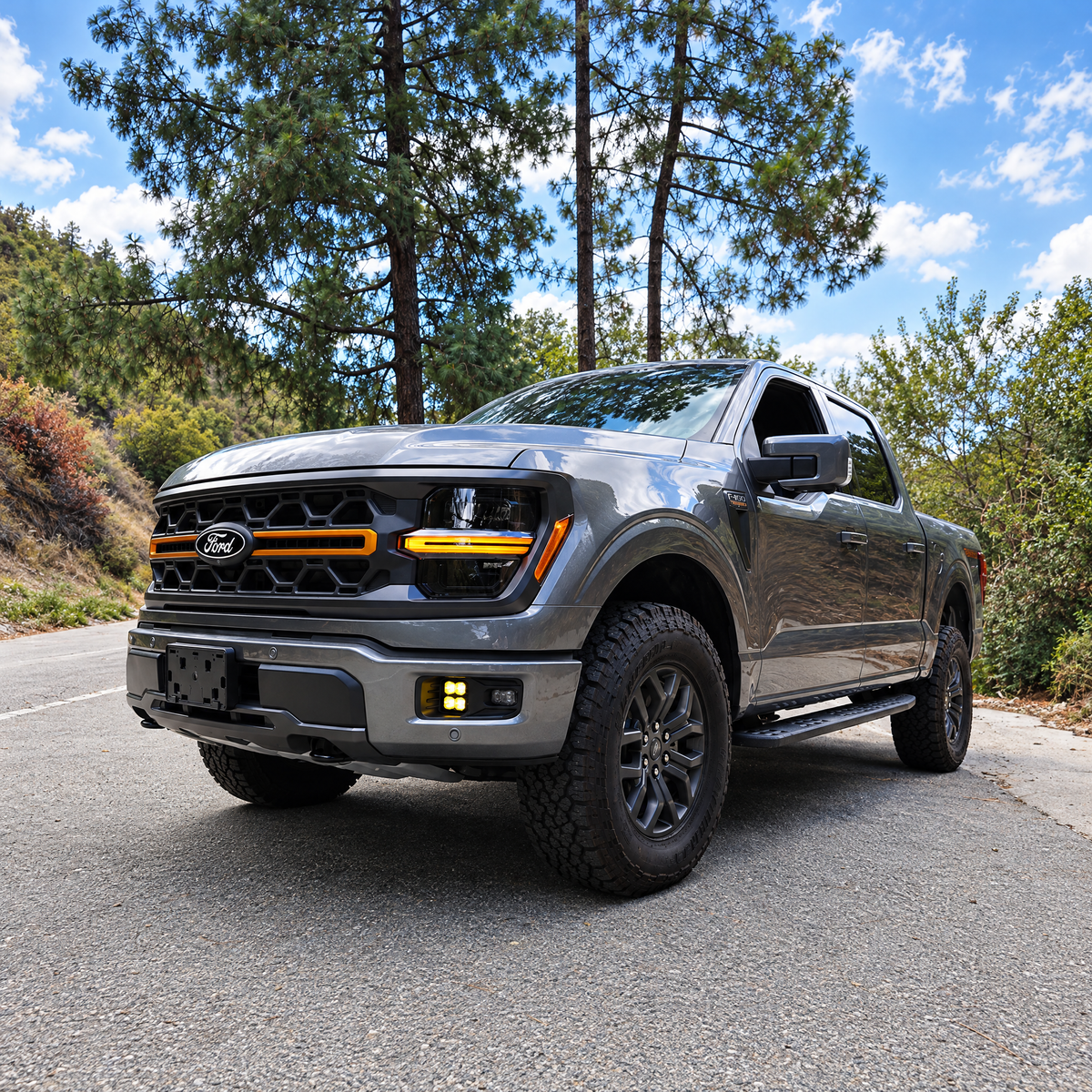 2024+ Ford F150 Tremor Standard Bumper Fog Light Kit