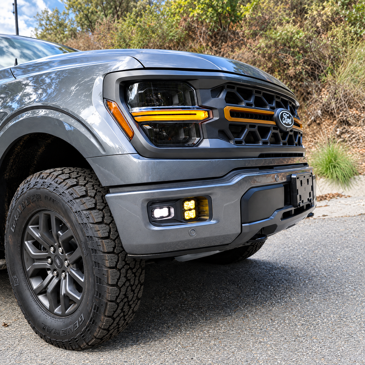 2024+ Ford F150 Tremor Standard Bumper Fog Light Kit