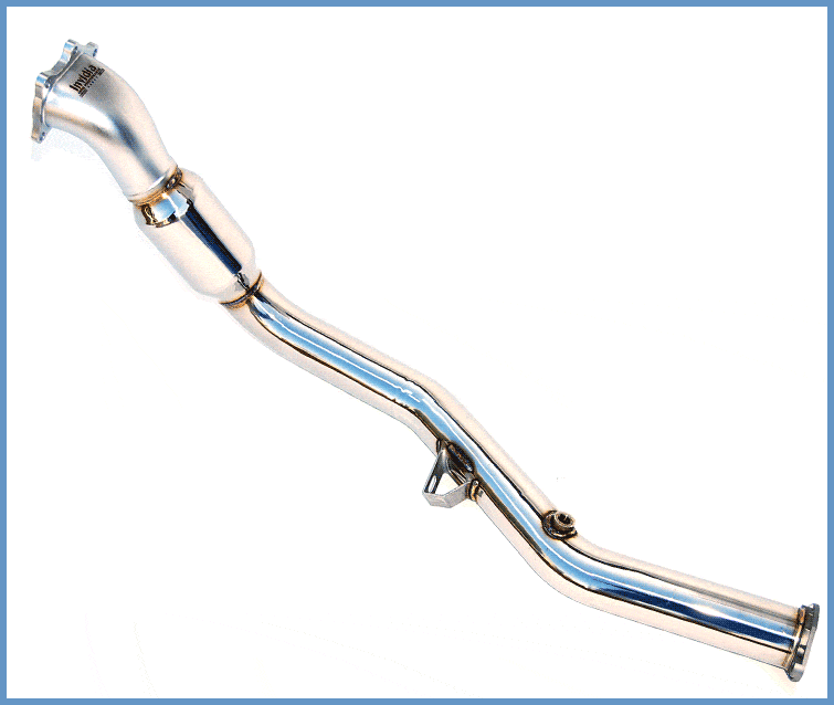 Invidia [08-14 WRX / 08-21 STI] Downpipe w/ High Flow Cat | HS08SW1DOCB