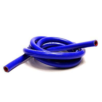 HPS 3/4" ID Blue High Temp Reinforced Silicone Heater Hose Tubing, 19mm ID