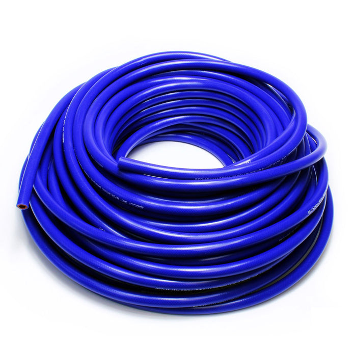 HPS High Temp 1/2" ID (13mm) Reinforced Silicone Heater Hose Blue- 100Feet
