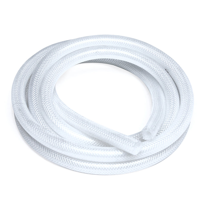 HPS 1/4" ID Clear High Temp Reinforced Silicone Heater Hose Tubing, 6mm ID