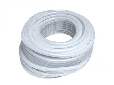 HPS High Temp 1/4" ID (6mm) Reinforced Silicone Heater Hose Clear - 25 Ft