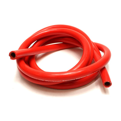 HPS 1" ID Red High Temp Reinforced Silicone Heater Hose Tubing, 25mm ID
