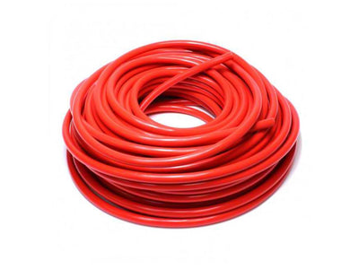 HPS High Temp 1/4" ID (6mm) Reinforced Silicone Heater Hose Red - 50 Feet