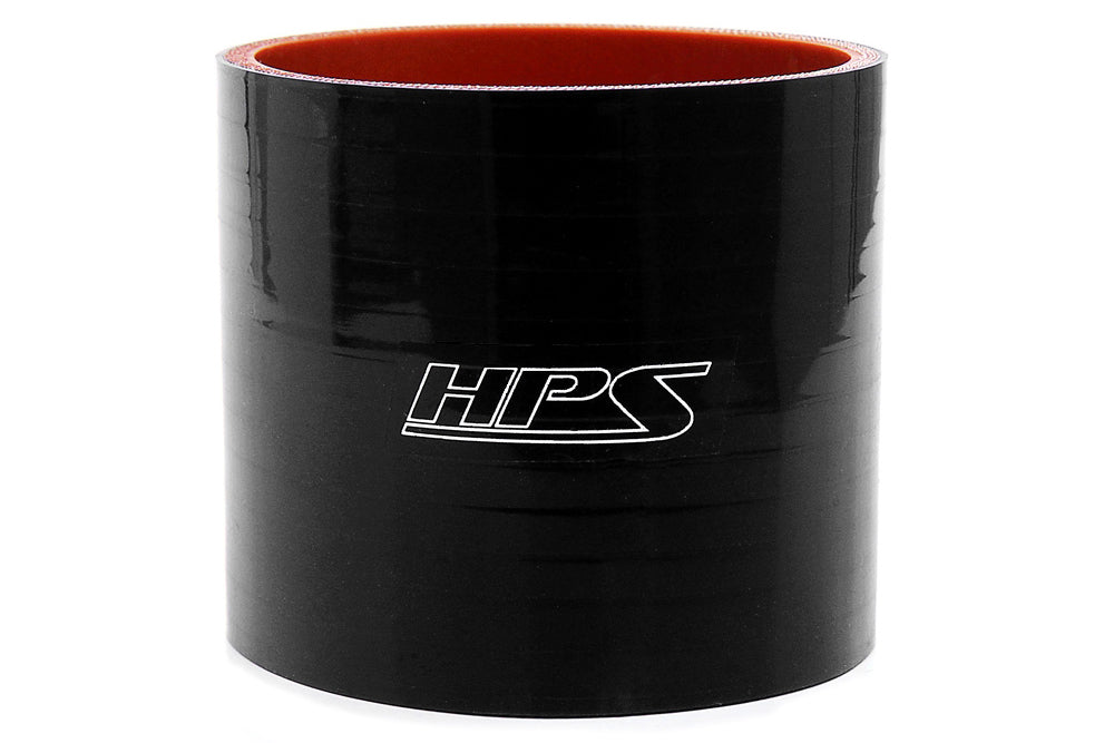 HPS Performance Products HPS 2-1/2" (63mm) Silicone Straight Coupler Hose, High Temperature 4-ply Reinforced