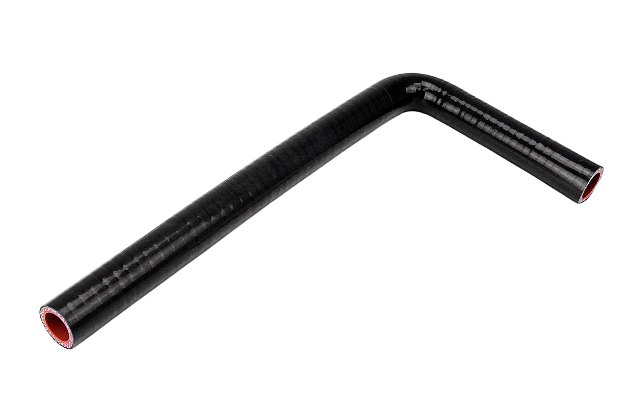 HPS Performance Products HPS 3/8" ID, Silicone 90 Degree Elbow Coupler Hose, High Temp 4-ply Reinforced