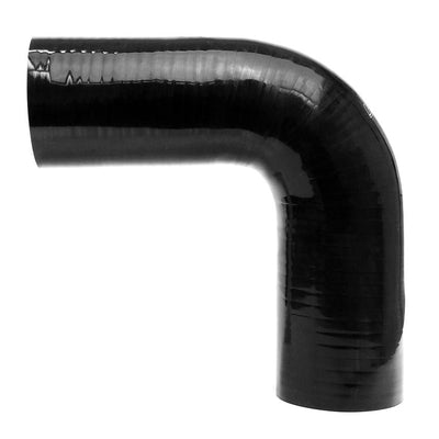 HPS Performance Products HPS 1-1/8" ID, Silicone 90 Degree Elbow Coupler Hose, High Temp 4-ply Reinforced