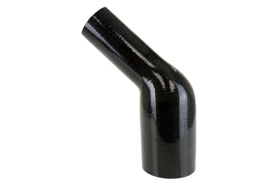 HPS 2-1/2" - 2-3/4" Silicone 45 Degree Elbow Reducer Coupler Hose, High Temp 4-ply Reinforced, 63mm - 70mm ID
