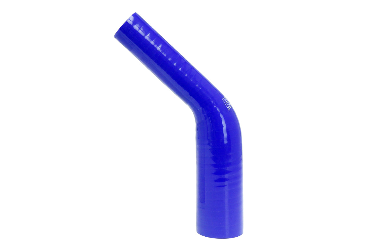 HPS 1-1/8" - 1-1/4" Silicone 45 Degree Elbow Reducer Coupler Hose, High Temp 4-ply Reinforced, 28mm - 32mm ID