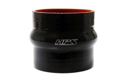 HPS High Temp Reinforced Silicone Single Hump Coupler Hose, Max. Temperature 350F, Black