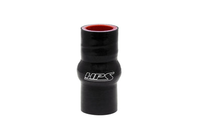 HPS High Temp Reinforced Silicone Single Hump Coupler Hose, Max. Temperature 350F, Black