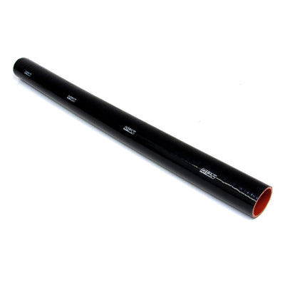 HPS 3/4" ID, 3 Feet Length, Silicone Straight Coupler Coolant Tube Hose, High Temp 4-ply Reinforced, Black, 19mm ID