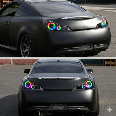 NTXGlow RGB Tail Lights (2008–2013 Infiniti G37 / 2014–2015 Q60 Coupe & Convertible)