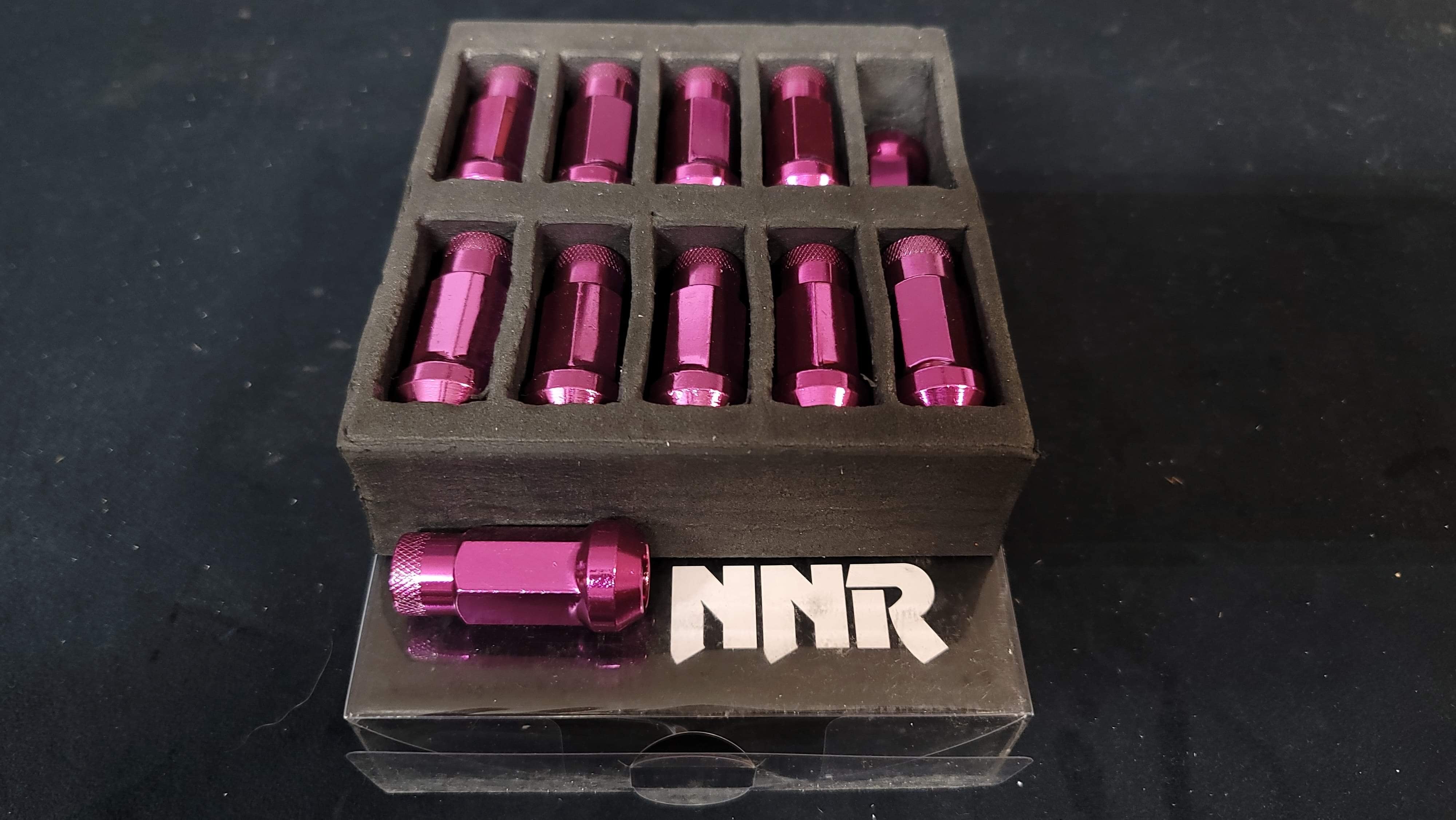 NNR Steel Extended Wheel Lug Nuts Open Ended 49mm 20pcs