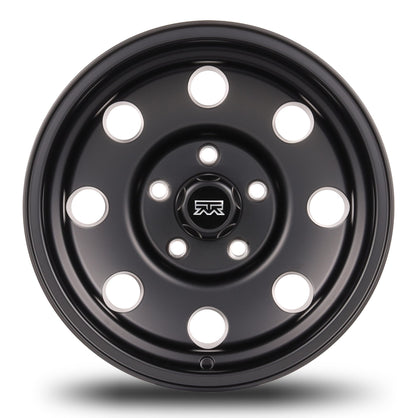 16x8 Mudder Trucker MT614 Deisel Satin Black 5x127 5x5 ET0 Wheel Rim