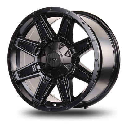 18x9 Mudder Trucker MT404 Deviant Black 5x127 5x5 5x135 ET12 Wheel Rim