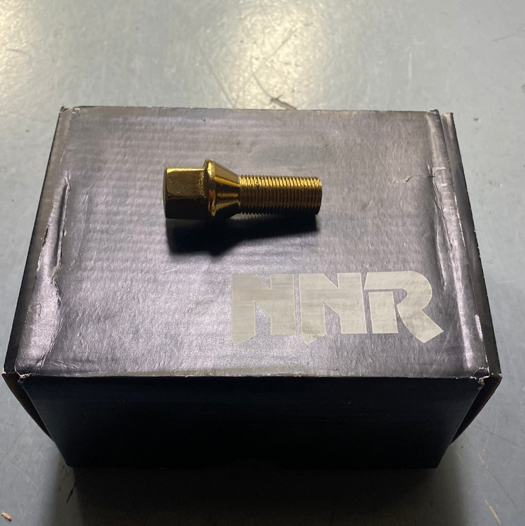 NNR 28mm Gold Lug Bolts 14x1.25