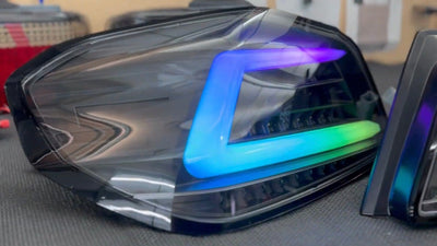 NTXGlow Black Spec D Color Shifting RGB Tail Lights (2015-2021 Subaru WRX)