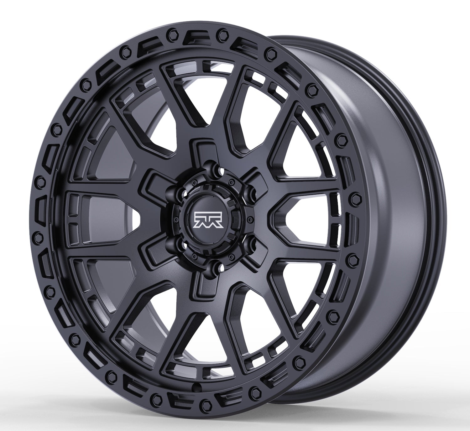 17x9 Mudder Trucker MT678 Resolve Matte Black 6x135 ET12 Wheel Rim