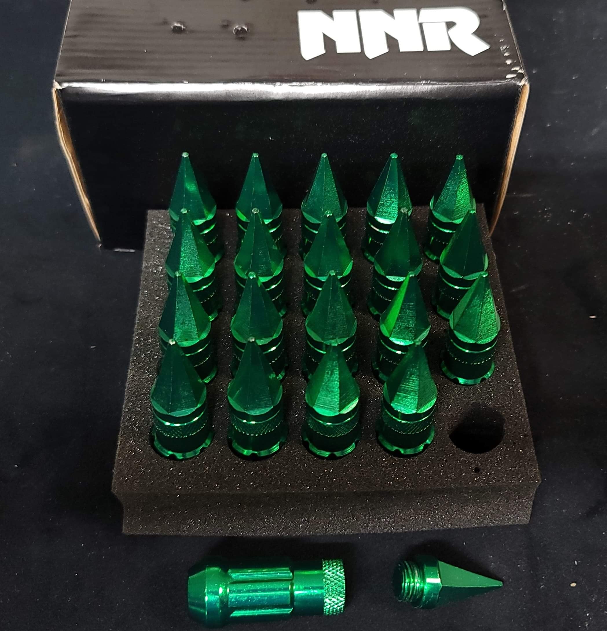NNR Steel Extended Spline Wheel Lug Nuts with Spike 78mm 20pcs