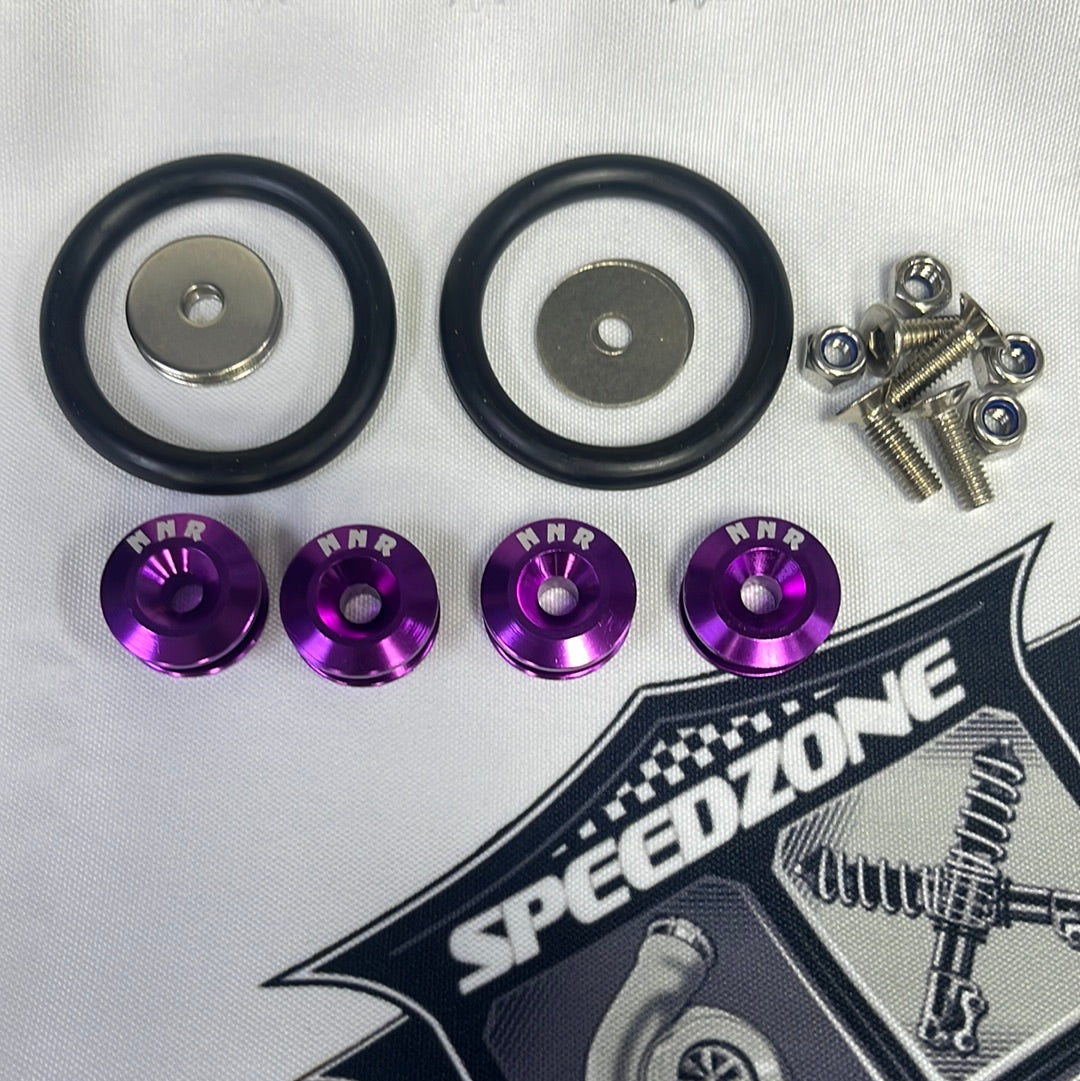 Nnr bumper quick release fasteners Purple universal