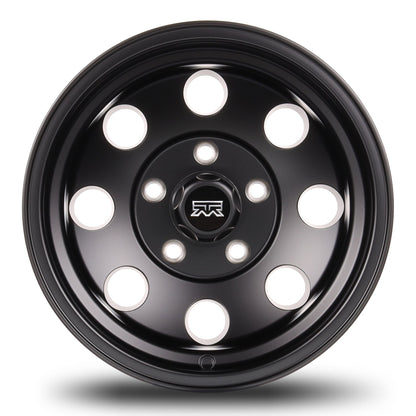 15x8 Mudder Trucker MT614 Deisel Satin Black 5x127 5x5 ET-19 Wheel Rim