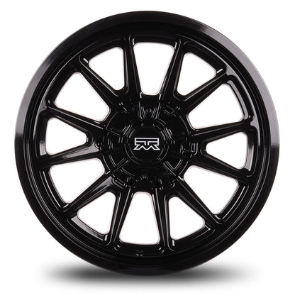 20x9 Mudder Trucker MT706 Detox Black 5x127 5x5 5x139.7 5x5.5 ET0 Wheel