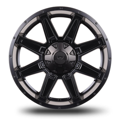 20x9 Mudder Trucker MT404 Deviant Black 5x139.7 5x5.5 5x150 ET18 Wheel Rim