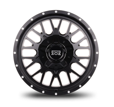 20x9 Mudder Trucker MT937 Sawtooth Black 6x135 6x139.7 6x5.5 ET18 Wheel
