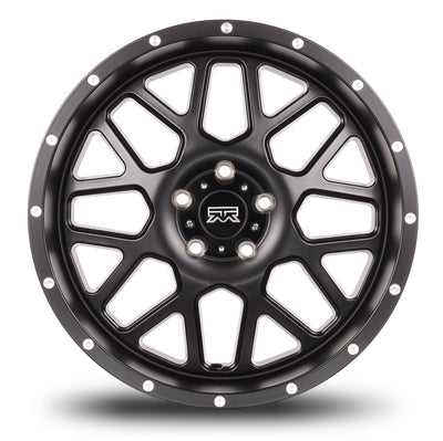 20x9 Mudder Trucker MT859 Mutiny Satin Black 5x127 5x5 ET0 Wheel Rim