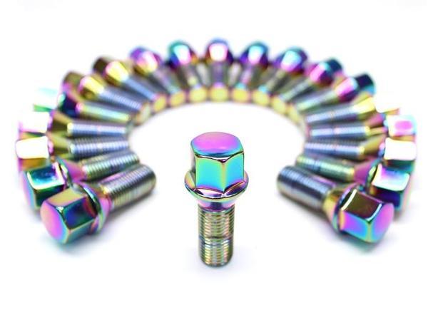 NNR 35MM Neo Chrome Lug Bolts 12x1.5