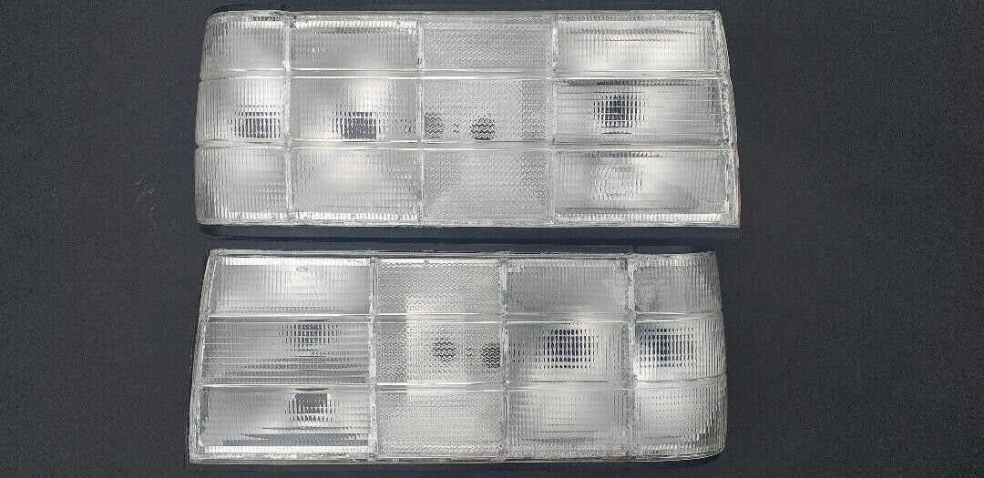 1988-1992 Bmw E30 Post Facelift Clear Tail Light Lenses