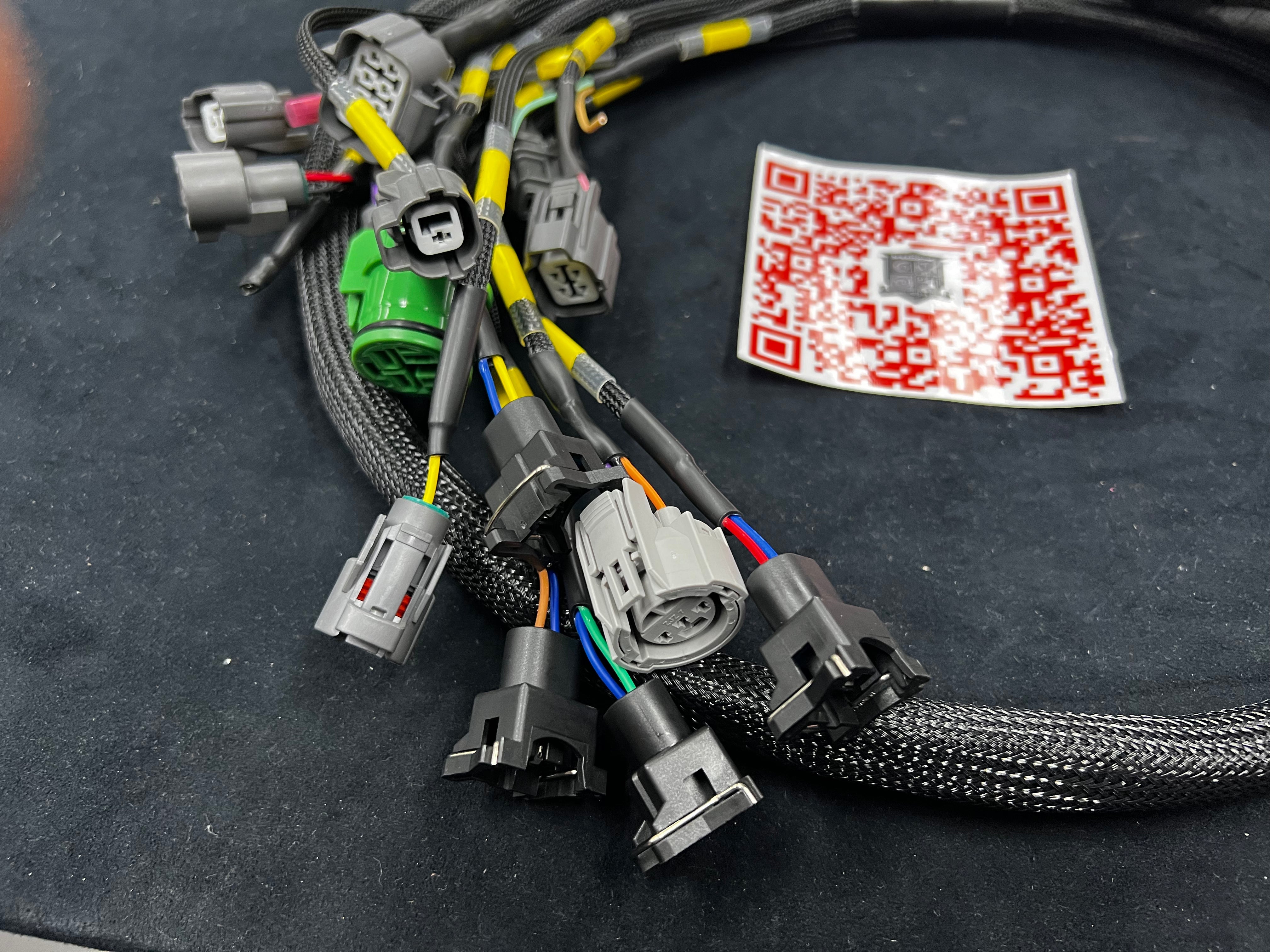 SPDZ1 OBD1 Budget D & B-Series Tucked Engine Harness Civic Integra B18/B18/D16 (OBD1 ENGINE/OBD1 ECU)