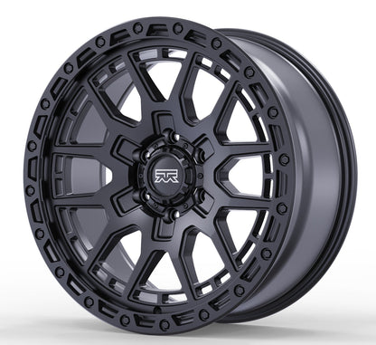 20x9 Mudder Trucker MT678 Resolve Matte Black 6x135 ET12 Wheel Rim