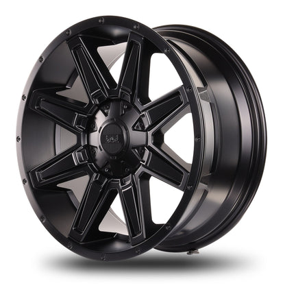 20x9 Mudder Trucker MT404 Deviant Black 6x135 6x139.7 6x5.5 ET12 Wheel Rim