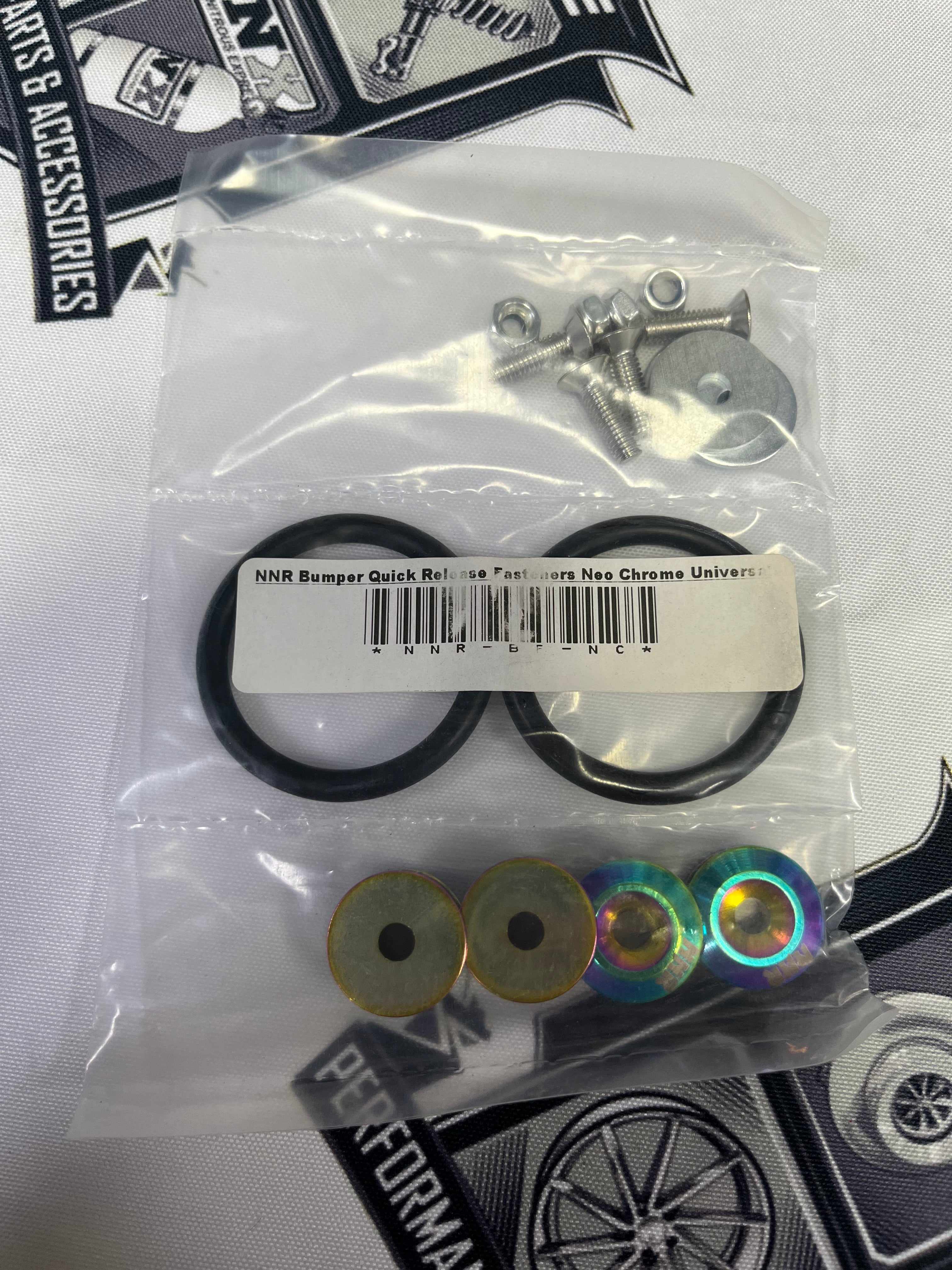 Nnr bumper quick release fasteners Neo Chrome universal