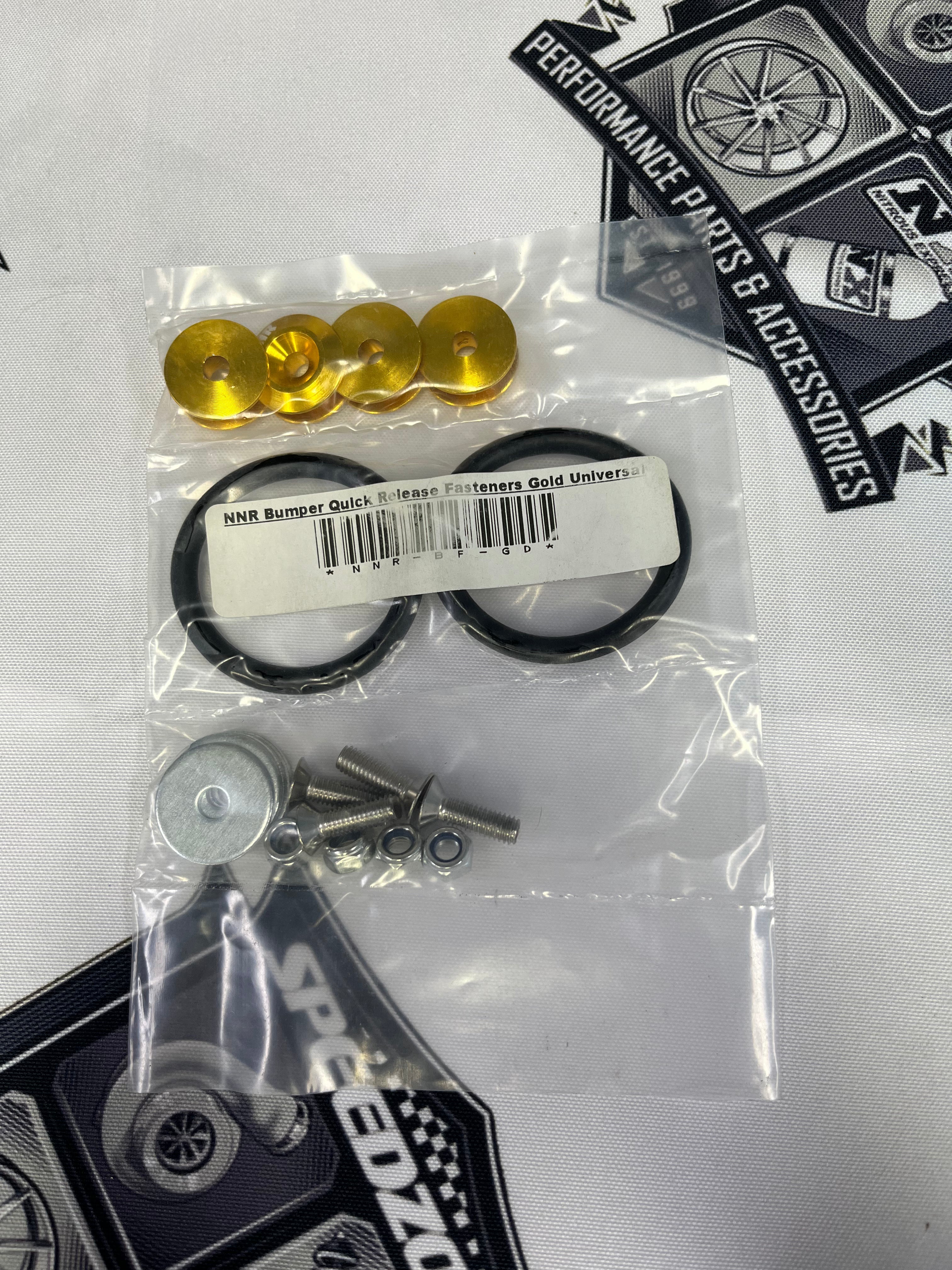 Nnr bumper quick release fasteners gold universal