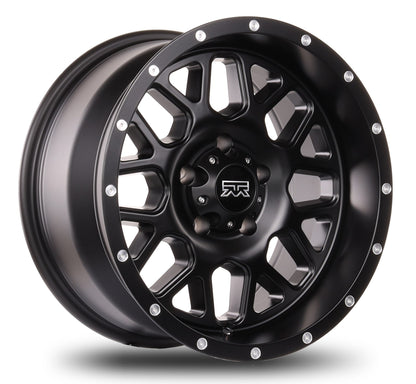 17x9 Mudder Trucker MT859 Mutiny Satin Black 5x127 5x5 ET-12 Wheel Rim