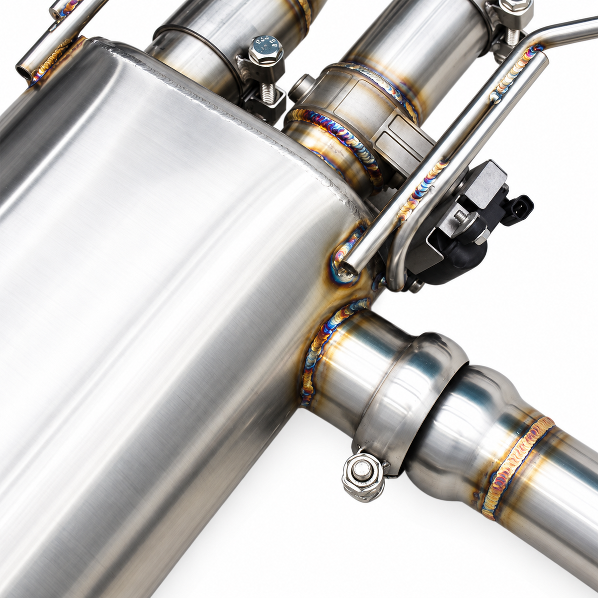 Valved Stainless Steel Catback Exhaust System for Jaguar F‑TYPE V8 5.0T