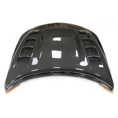 JDMuscle [08-14 WRX/STI] Carbon Fiber Hood V3 w/ Heat Extract